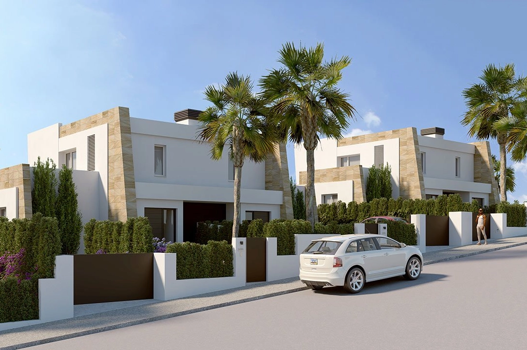 duplex house in Algorfa for sale, built area 167 m², condition first owner, air-condition, plot area 210 m², 3 bedroom, 2 bathroom, swimming-pool, ref.: HA-ARN-112-D01-1