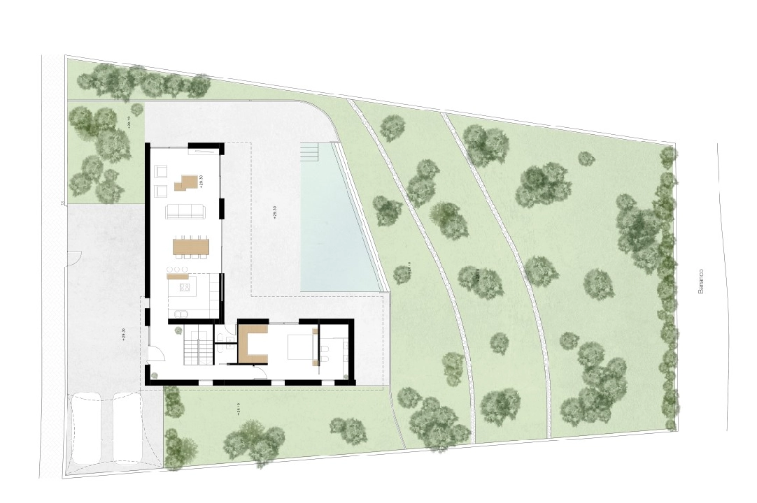 villa in Benissa(La Fustera) for sale, built area 705 m², plot area 1040 m², 4 bedroom, 3 bathroom, ref.: BP-3577BEN-15