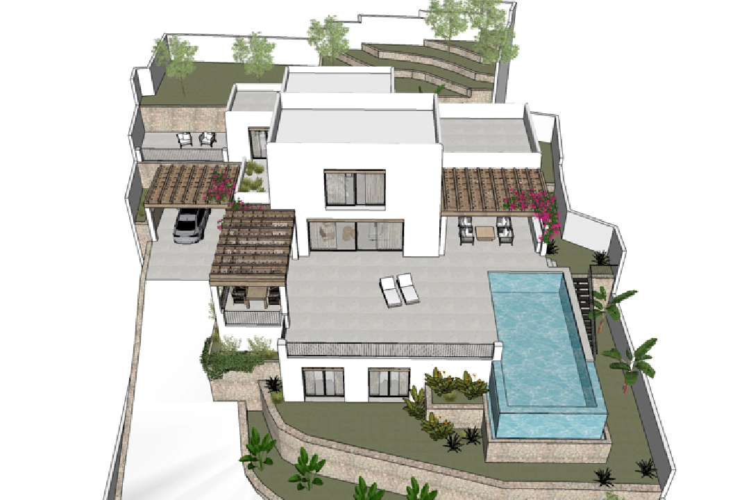 villa in Moraira(Paichi) for sale, air-condition, plot area 1000 m², 4 bedroom, 3 bathroom, ref.: BP-4216MOR-14