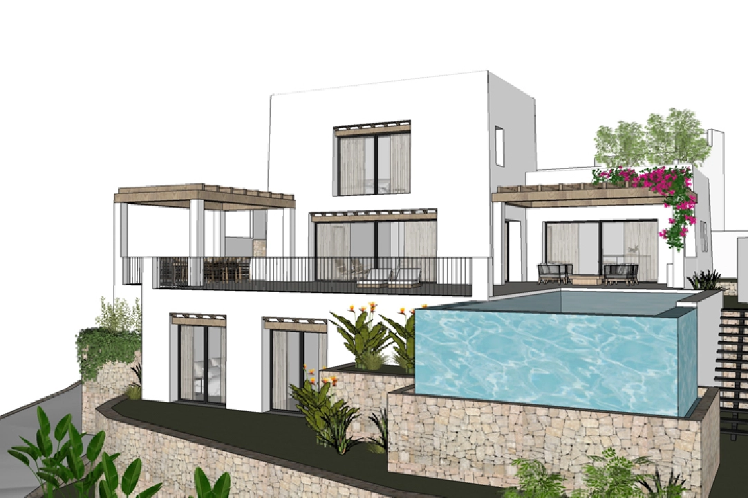 villa in Moraira(Paichi) for sale, air-condition, plot area 1000 m², 4 bedroom, 3 bathroom, ref.: BP-4216MOR-15