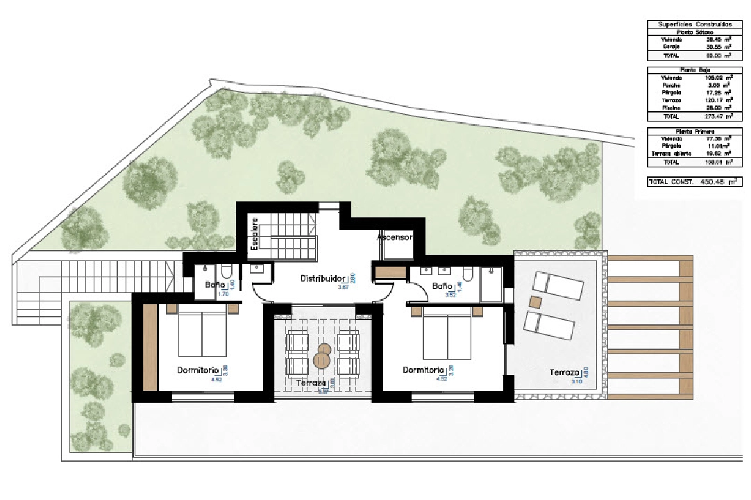 villa in Benissa(Benissa) for sale, built area 450 m², air-condition, plot area 1300 m², 3 bedroom, 3 bathroom, ref.: BP-3579BEN-8