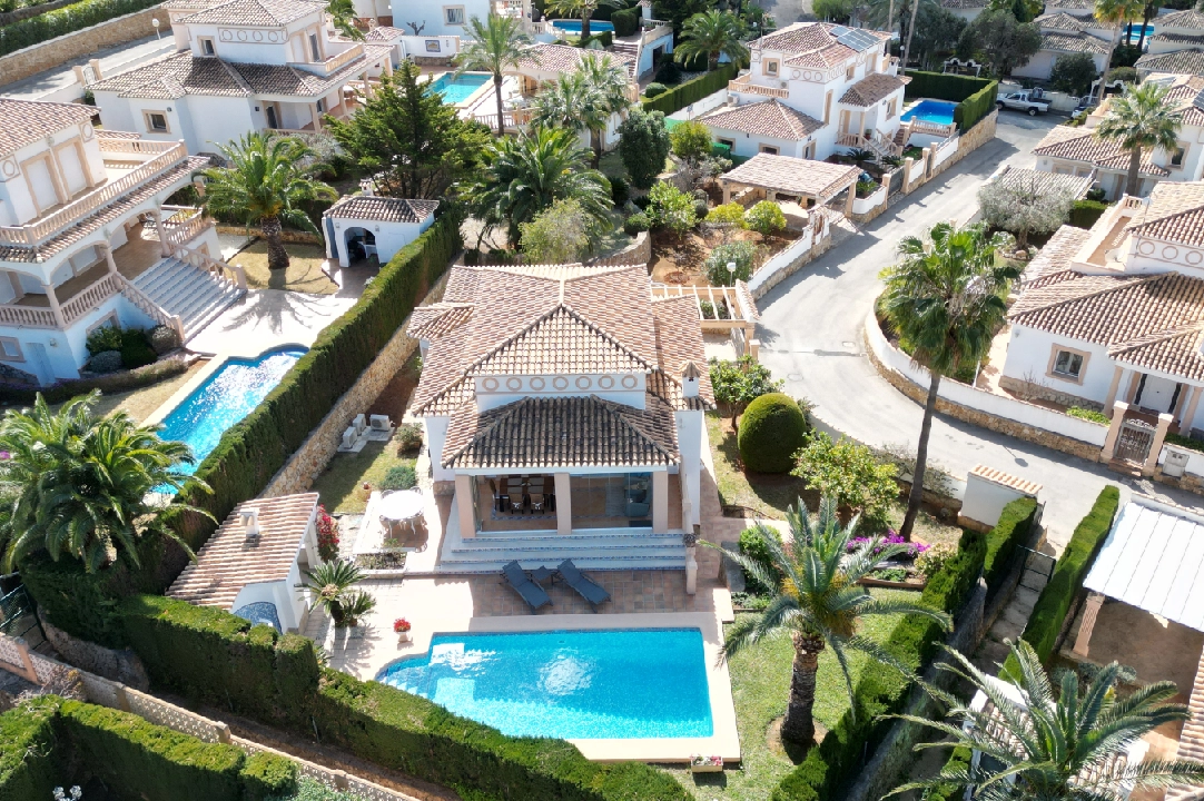 villa in Denia for holiday rental, built area 133 m², year built 1999, condition neat, + underfloor heating, air-condition, plot area 585 m², 3 bedroom, 3 bathroom, swimming-pool, ref.: T-1023-23