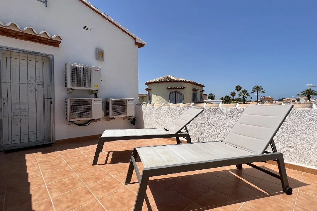 villa in Els Poblets(Barranquets) for holiday rental, built area 115 m², year built 2001, condition neat, + central heating, air-condition, plot area 520 m², 3 bedroom, 2 bathroom, swimming-pool, ref.: T-0823-11