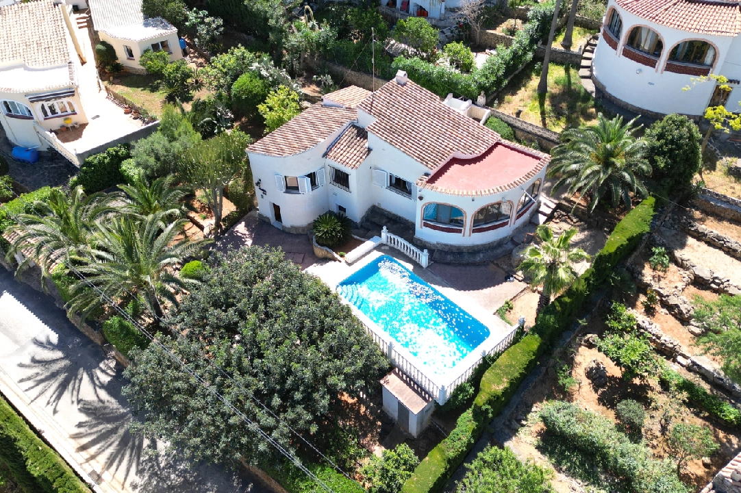 villa in Denia(Corral de Calafat) for sale, built area 90 m², year built 1980, condition neat, + KLIMA, air-condition, plot area 770 m², 3 bedroom, 2 bathroom, swimming-pool, ref.: SC-K0423-4