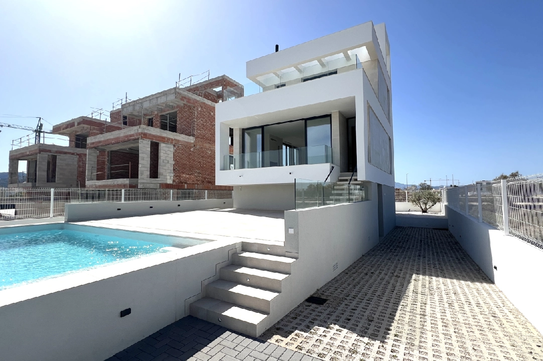 villa in Oliva for sale, built area 173 m², year built 2023, condition first owner, + underfloor heating, air-condition, plot area 350 m², 3 bedroom, 4 bathroom, swimming-pool, ref.: AS-1623-2