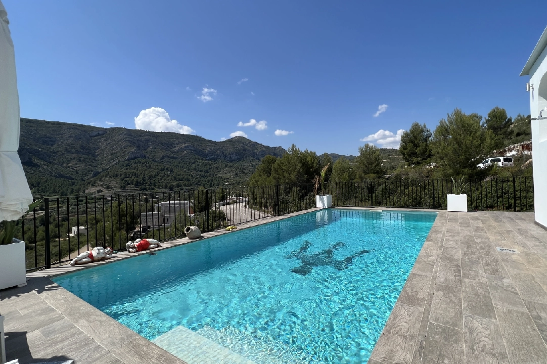 single family house in Pedreguer(Monte Solana II) for sale, built area 159 m², year built 2019, condition mint, + central heating, air-condition, plot area 793 m², 3 bedroom, 2 bathroom, swimming-pool, ref.: RG-0123-2