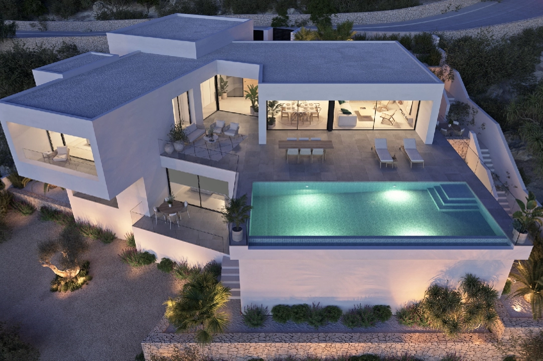 villa in Cumbre del Sol(Lirios Design) for sale, built area 266 m², plot area 1000 m², 3 bedroom, 4 bathroom, swimming-pool, ref.: VA-AL024-5