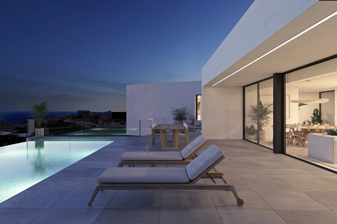 villa in Cumbre del Sol(Lirios Design) for sale, built area 266 m², plot area 1000 m², 3 bedroom, 4 bathroom, swimming-pool, ref.: VA-AL024-6
