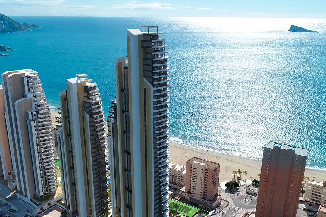 apartment on higher floor in Benidorm for sale, built area 76 m², condition first owner, air-condition, 1 bedroom, 1 bathroom, swimming-pool, ref.: HA-BEN-113-A01-4