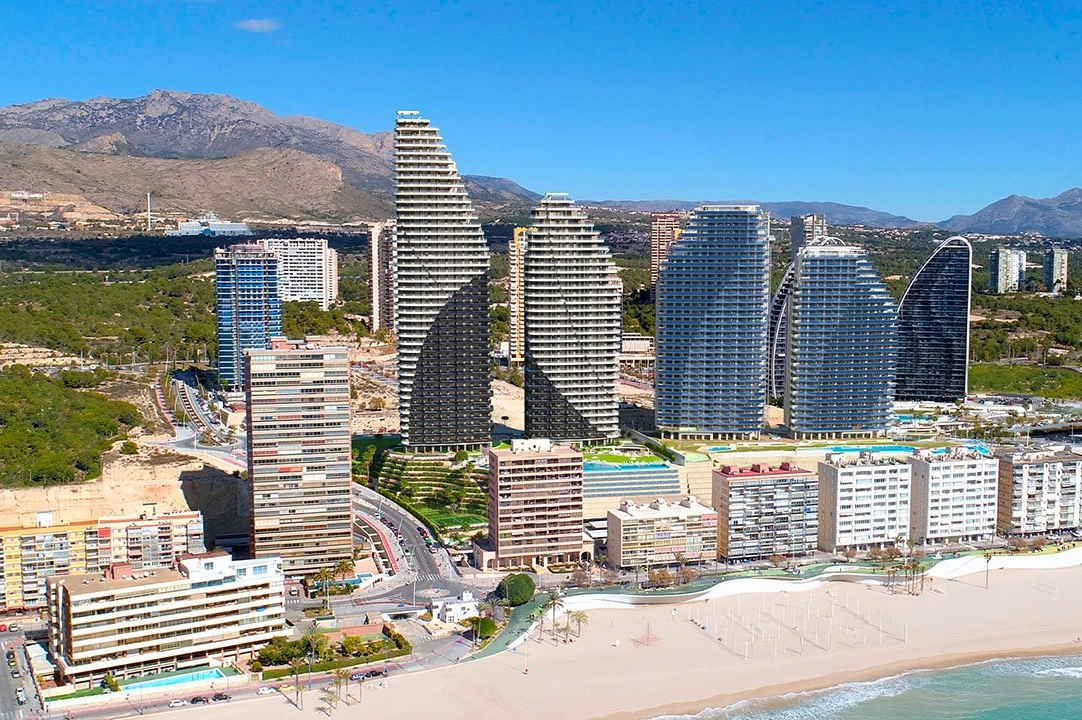 apartment on higher floor in Benidorm for sale, built area 76 m², condition first owner, air-condition, 1 bedroom, 1 bathroom, swimming-pool, ref.: HA-BEN-113-A01-6