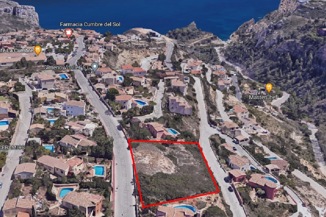 residential ground in Benitachell(Cumbre del Sol) for sale, plot area 2477 m², ref.: BP-4266BELL-3