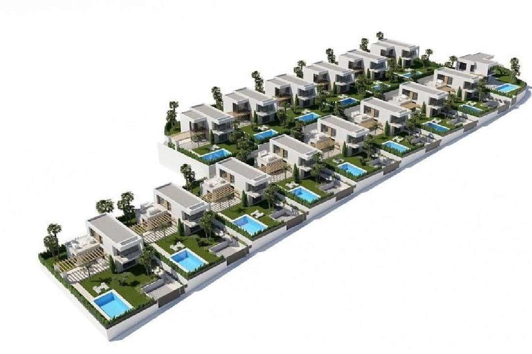villa in Finestrat for sale, built area 150 m², plot area 450 m², 3 bedroom, 3 bathroom, swimming-pool, ref.: COB-3382-15