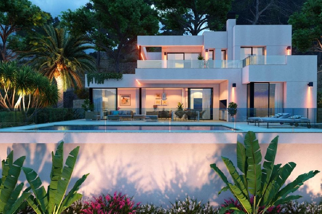 villa in Calpe for sale, built area 225 m², plot area 1000 m², 3 bedroom, 3 bathroom, swimming-pool, ref.: COB-3363-4