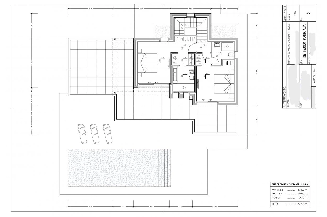 villa in Calpe for sale, built area 225 m², plot area 1000 m², 3 bedroom, 3 bathroom, swimming-pool, ref.: COB-3363-8
