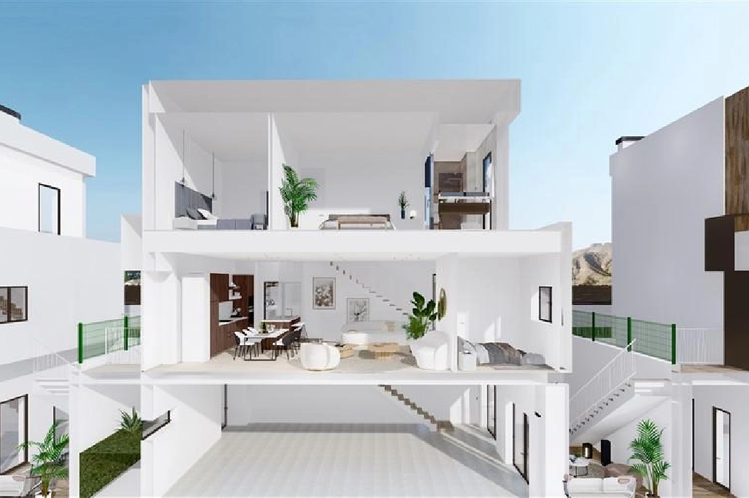 villa in Finestrat for sale, built area 167 m², plot area 300 m², 3 bedroom, 3 bathroom, swimming-pool, ref.: COB-3372-7