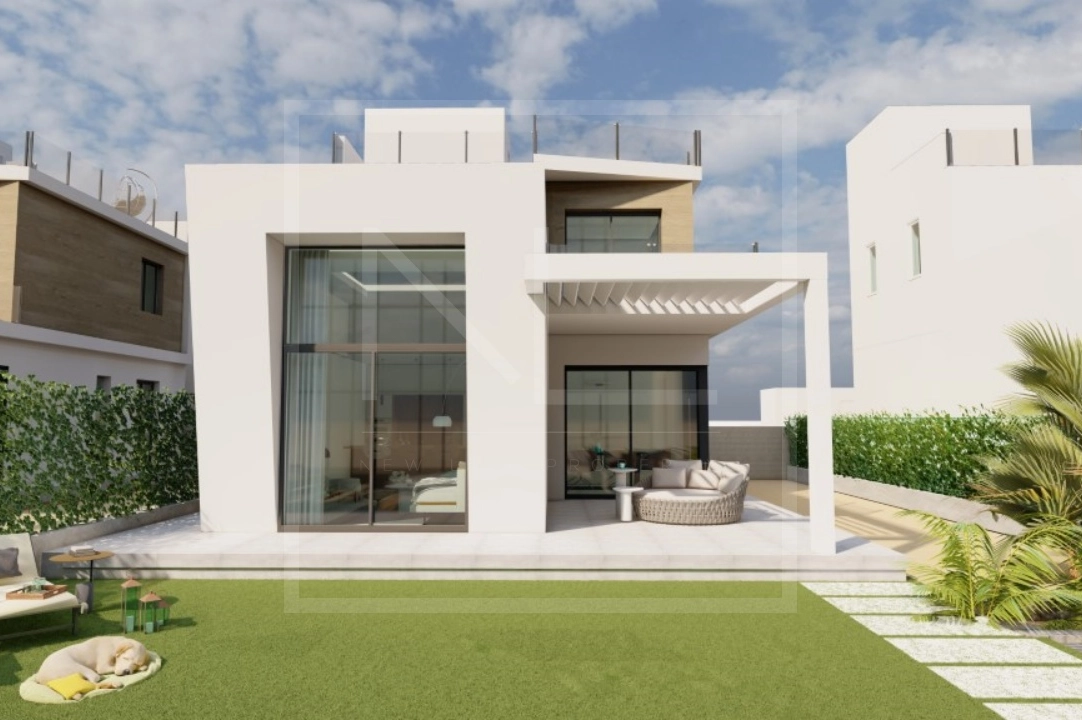 villa in Finestrat for sale, built area 163 m², year built 2024, + central heating, air-condition, plot area 393 m², 3 bedroom, 3 bathroom, swimming-pool, ref.: NL-NLD1470-18