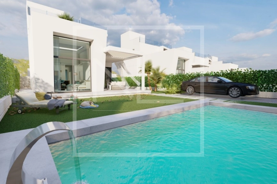 villa in Finestrat for sale, built area 163 m², year built 2024, + central heating, air-condition, plot area 393 m², 3 bedroom, 3 bathroom, swimming-pool, ref.: NL-NLD1470-2