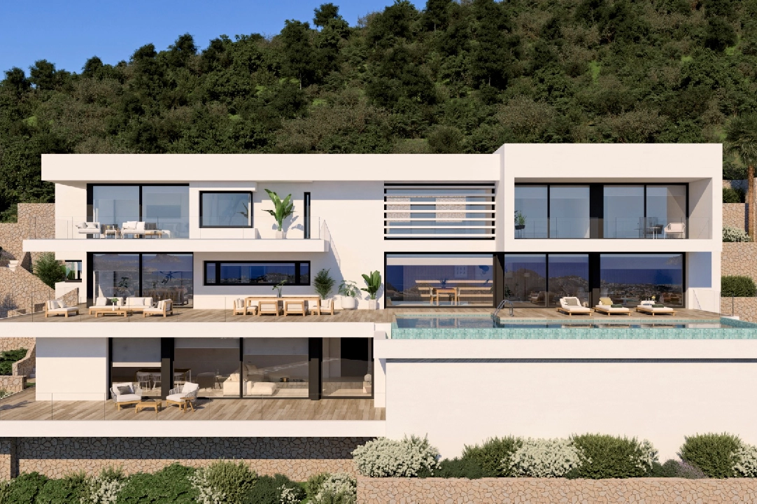 villa in Benitachell(La Cumbre del Sol) for sale, built area 1401 m², plot area 2122 m², 5 bedroom, 9 bathroom, swimming-pool, ref.: CA-H-1652-AMB-7