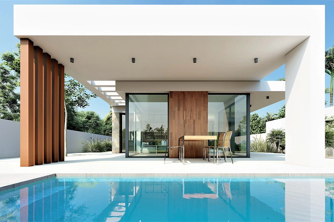 villa in San Fulgencio for sale, built area 135 m², condition first owner, plot area 500 m², 3 bedroom, 2 bathroom, swimming-pool, ref.: HA-MAN-270-E01-3