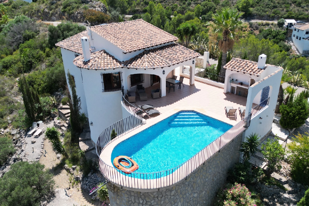 villa in Pego-Monte Pego(Monte Pego) for sale, built area 120 m², year built 2004, condition neat, + KLIMA, air-condition, plot area 1133 m², 3 bedroom, 2 bathroom, swimming-pool, ref.: RG-0423-4