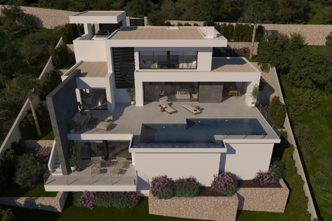 villa in Cumbre del Sol for sale, built area 337 m², plot area 824 m², 3 bedroom, 4 bathroom, swimming-pool, ref.: BS-82447844-1