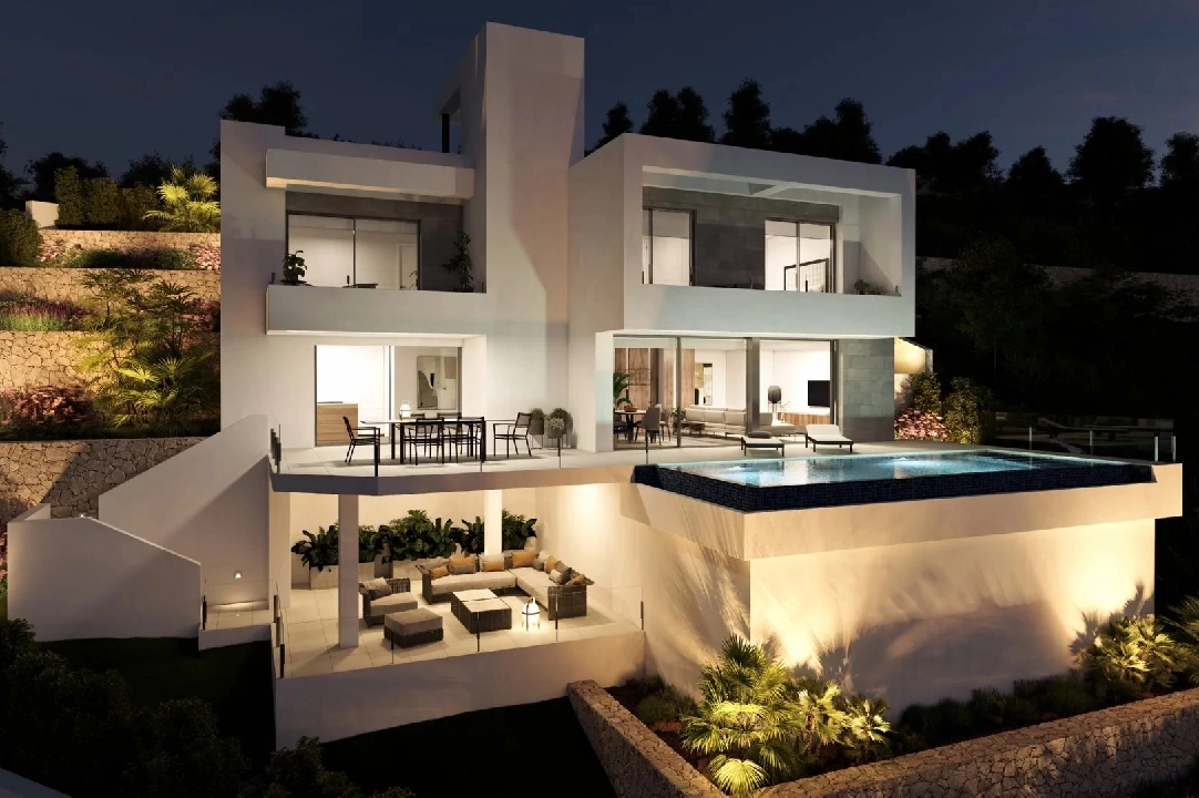 villa in Cumbre del Sol for sale, built area 320 m², plot area 805 m², 3 bedroom, 3 bathroom, swimming-pool, ref.: BS-82447847-7