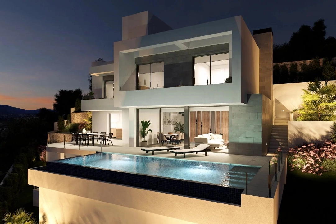 villa in Cumbre del Sol for sale, built area 320 m², plot area 805 m², 3 bedroom, 3 bathroom, swimming-pool, ref.: BS-82447847-8