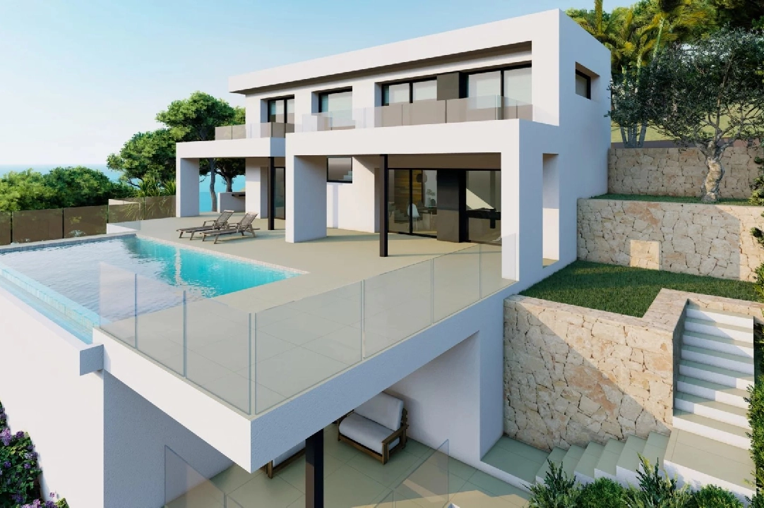 villa in Cumbre del Sol for sale, built area 454 m², plot area 847 m², 3 bedroom, 5 bathroom, swimming-pool, ref.: BS-82447866-1