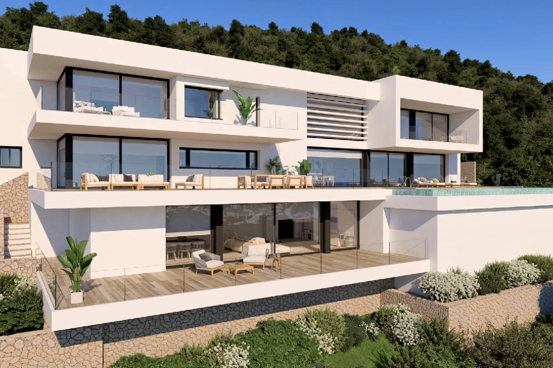 villa in Cumbre del Sol for sale, built area 1076 m², plot area 2122 m², 1 bedroom, 1 bathroom, swimming-pool, ref.: BS-82447877-5