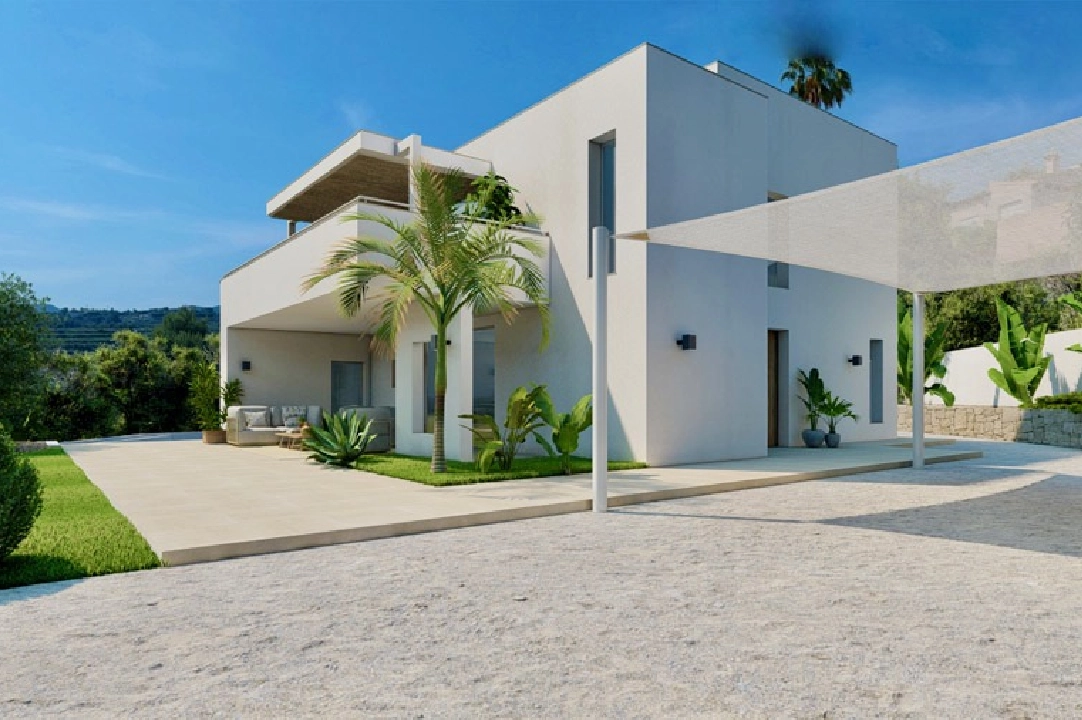 villa in Benitachell(Moraira Alcasar) for sale, built area 260 m², air-condition, plot area 1280 m², 4 bedroom, 3 bathroom, swimming-pool, ref.: CA-H-1675-AMB-4
