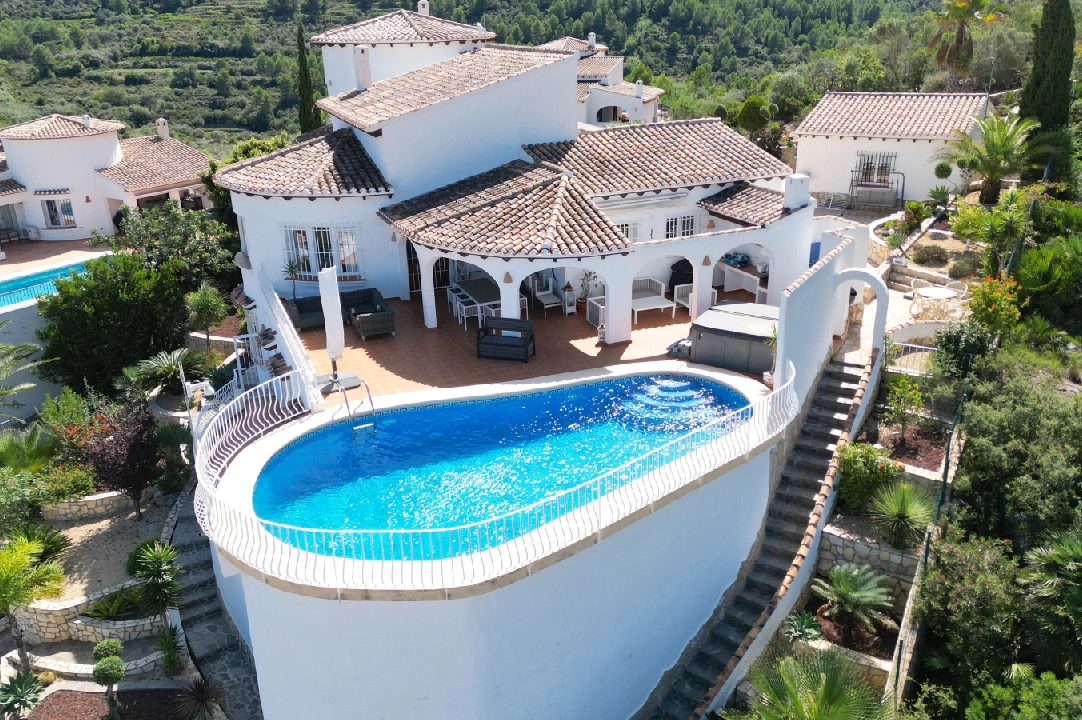 villa in Pego-Monte Pego(Rafol de Almunia) for sale, built area 350 m², year built 2002, condition neat, + central heating, air-condition, plot area 1300 m², 6 bedroom, 5 bathroom, swimming-pool, ref.: AS-2923-40