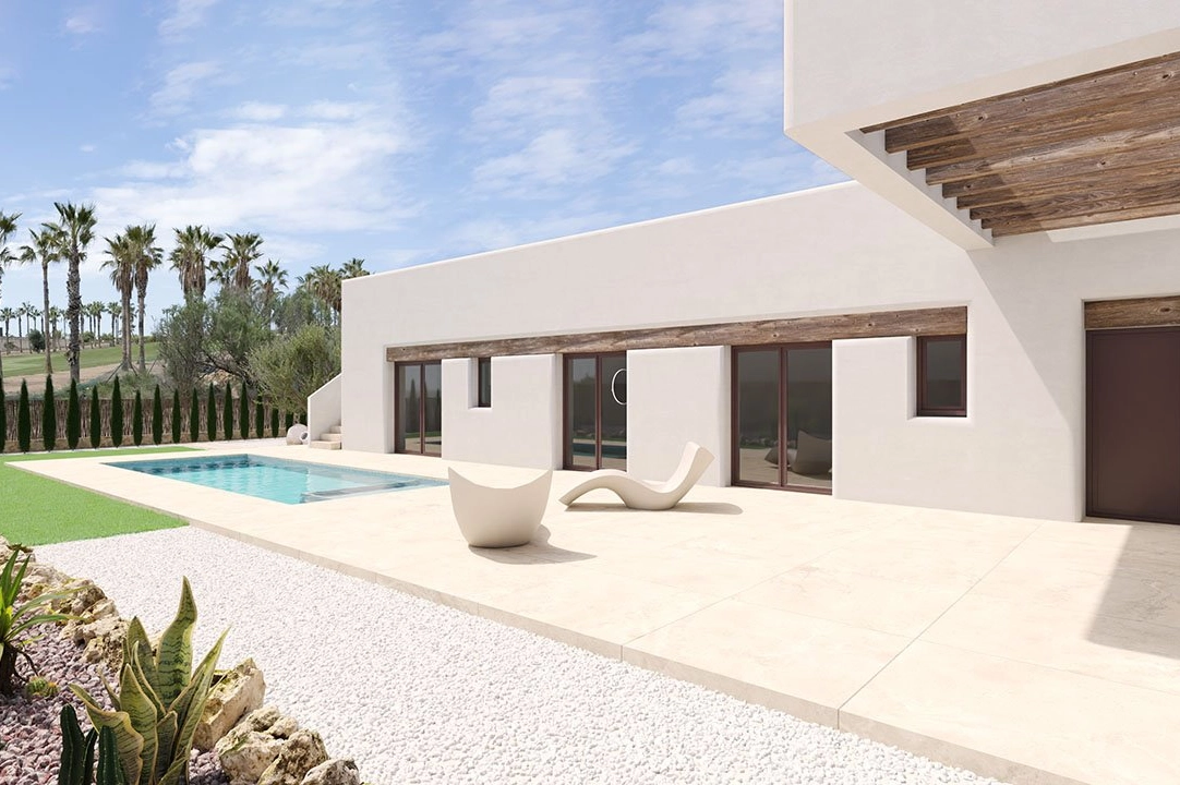 villa in Algorfa for sale, built area 175 m², condition first owner, air-condition, plot area 454 m², 3 bedroom, 2 bathroom, swimming-pool, ref.: HA-ARN-108-E01-2