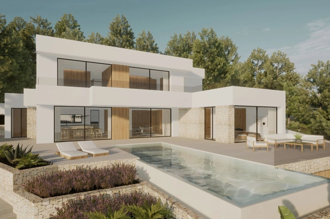 villa in Moraira(Pla del Mar) for sale, built area 340 m², year built 2023, air-condition, plot area 1070 m², 4 bedroom, 4 bathroom, swimming-pool, ref.: BI-MT.H-787-1