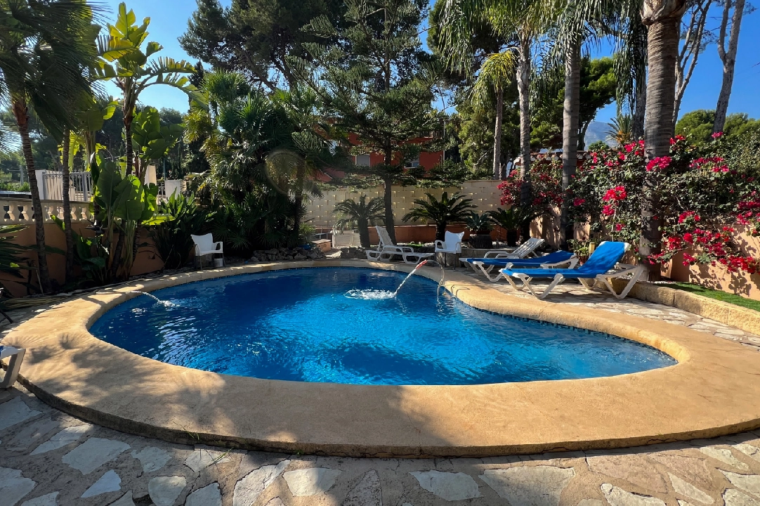 villa in Denia for rent, built area 200 m², condition neat, + central heating, air-condition, plot area 900 m², 3 bedroom, 2 bathroom, swimming-pool, ref.: D-0123-4