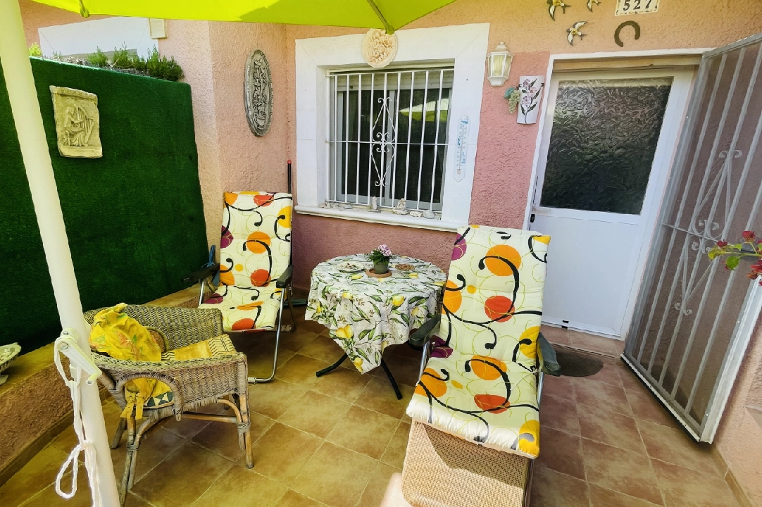 terraced house cornerside in Els Poblets for sale, built area 68 m², year built 1999, condition neat, + central heating, plot area 73 m², 2 bedroom, 1 bathroom, swimming-pool, ref.: JS-2023-4