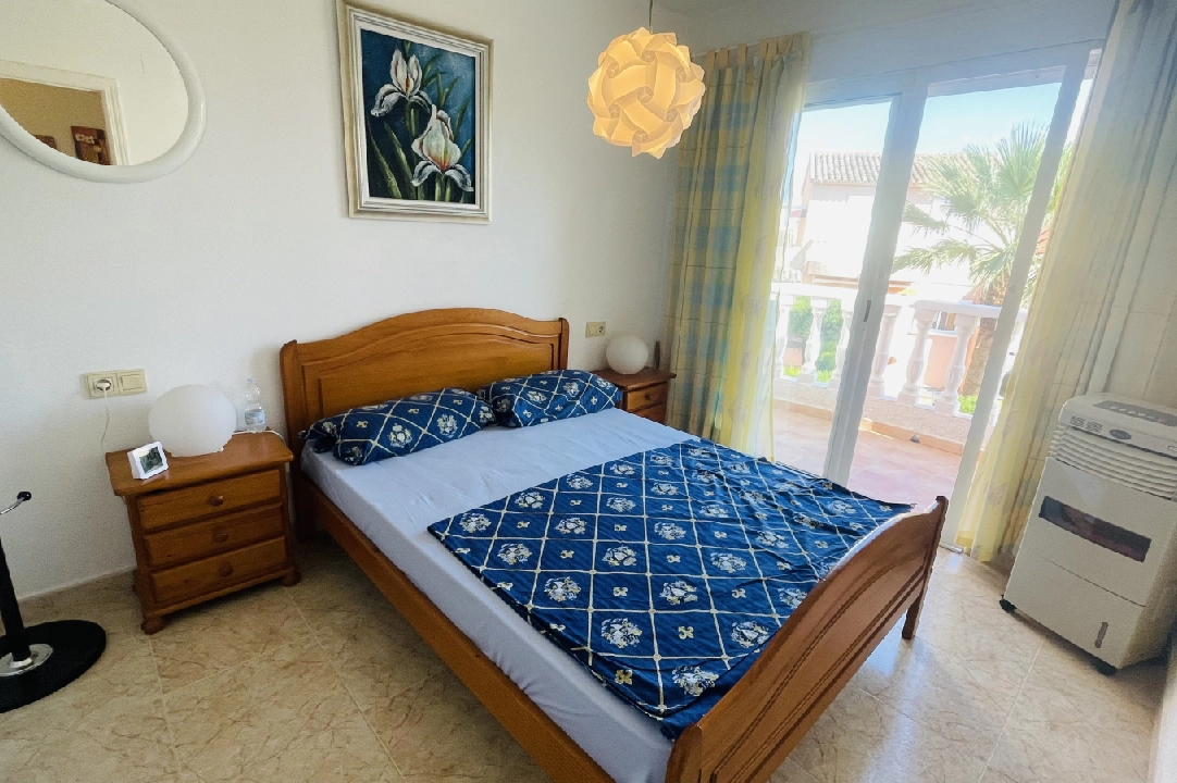 terraced house cornerside in Els Poblets for sale, built area 68 m², year built 1999, condition neat, + central heating, plot area 73 m², 2 bedroom, 1 bathroom, swimming-pool, ref.: JS-2023-8