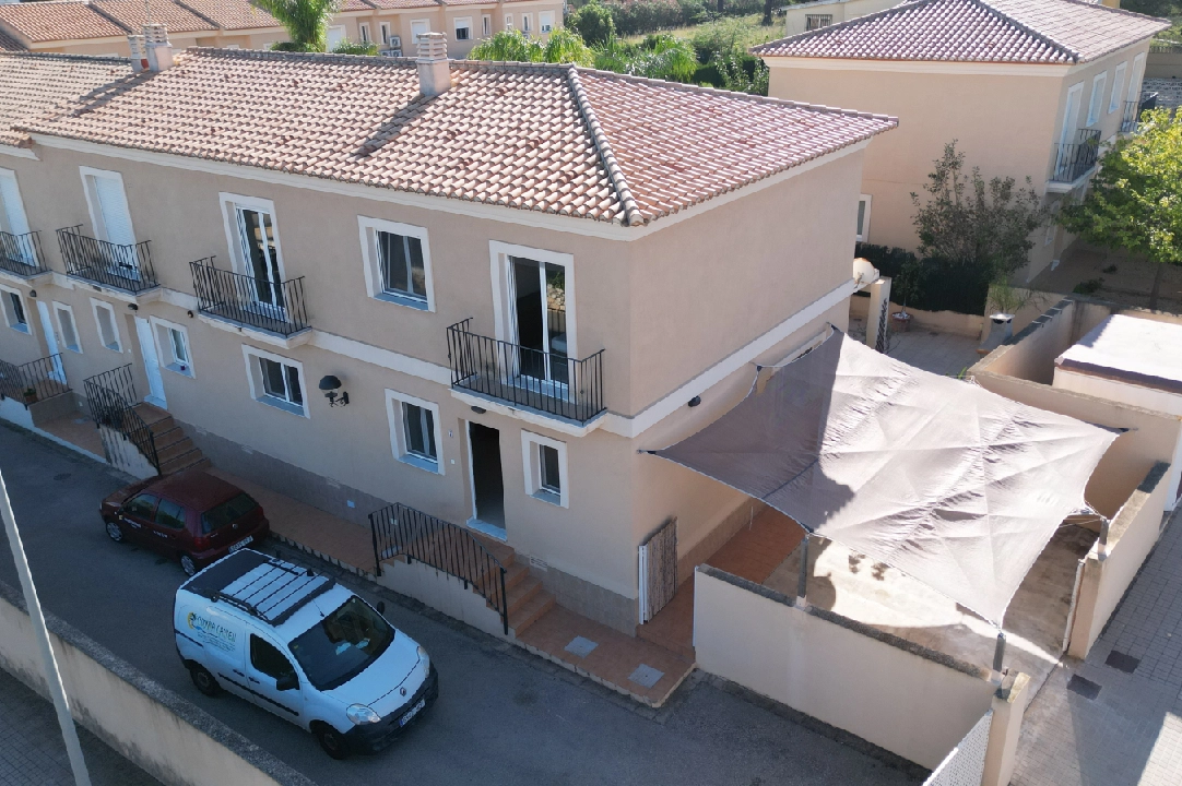 terraced house in Denia for rent, built area 130 m², condition neat, + KLIMA, air-condition, plot area 160 m², 4 bedroom, 3 bathroom, swimming-pool, ref.: D-0223-2