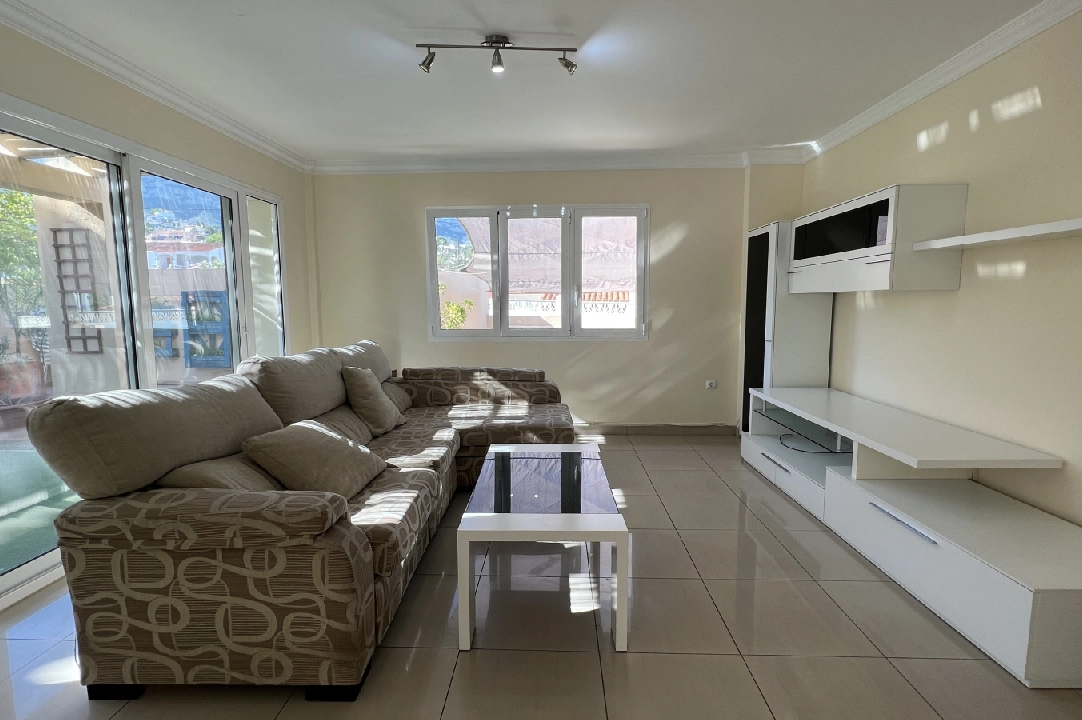 terraced house in Denia for rent, built area 130 m², condition neat, + KLIMA, air-condition, plot area 160 m², 4 bedroom, 3 bathroom, swimming-pool, ref.: D-0223-21