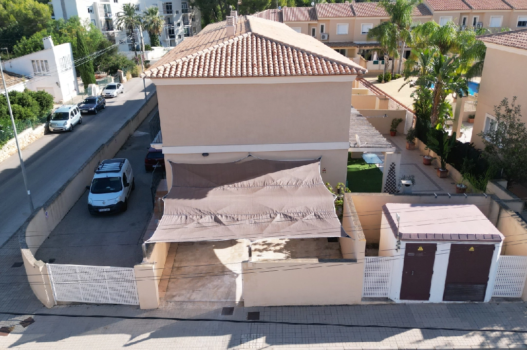 terraced house in Denia for rent, built area 130 m², condition neat, + KLIMA, air-condition, plot area 160 m², 4 bedroom, 3 bathroom, swimming-pool, ref.: D-0223-4