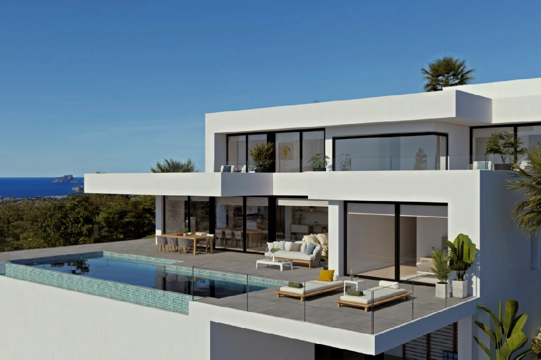 villa in Benitachell(Cumbre del sol) for sale, built area 783 m², air-condition, plot area 1087 m², 4 bedroom, 5 bathroom, swimming-pool, ref.: AM-11649DA-3700-1