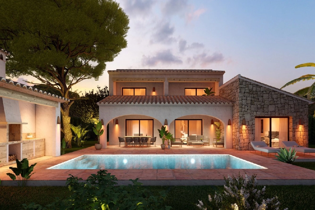villa in Javea - Xabia(La Cala) for sale, built area 180 m², plot area 1005 m², 3 bedroom, 2 bathroom, swimming-pool, ref.: AM-11845DA-3700-1