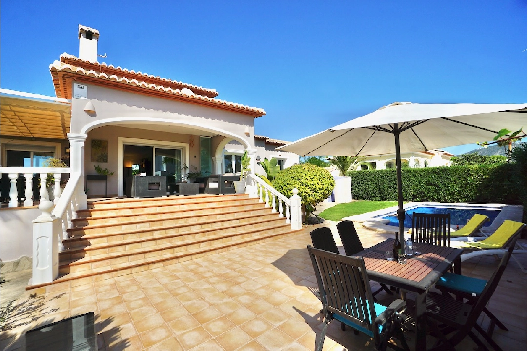 villa in Moraira(Camarrocha) for sale, built area 140 m², air-condition, plot area 807 m², 3 bedroom, 2 bathroom, swimming-pool, ref.: CA-H-1690-AMBEI-8