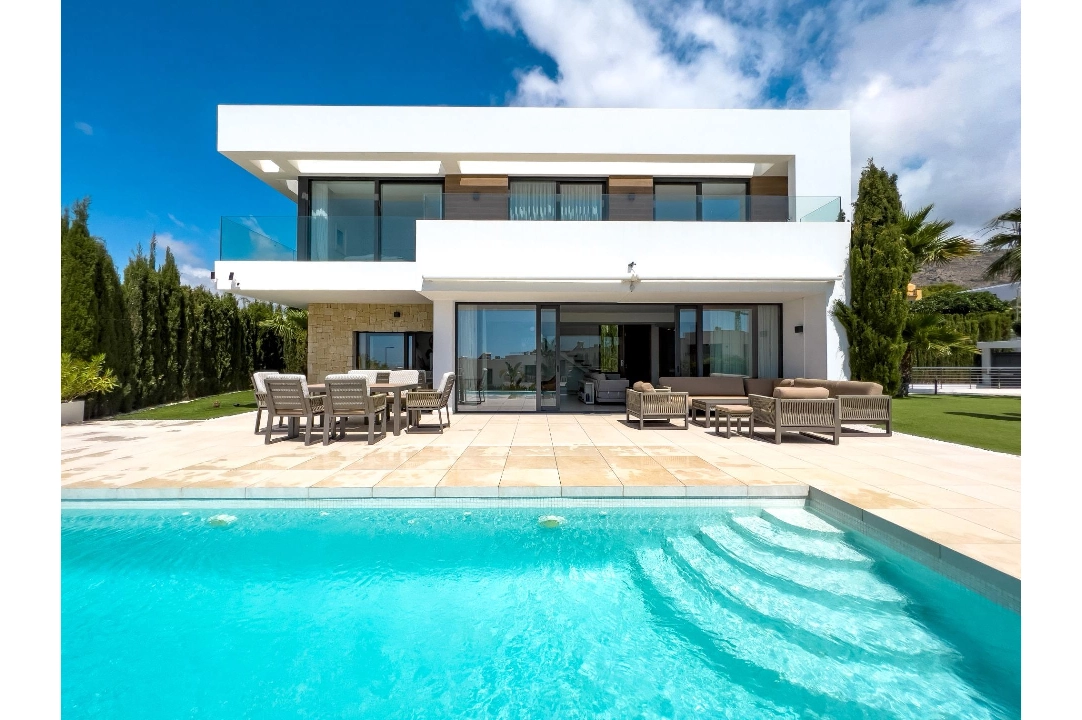 villa in Finestrat(URBANIZACIONES) for sale, built area 440 m², plot area 710 m², 6 bedroom, 4 bathroom, swimming-pool, ref.: AM-1189DA-3700-3