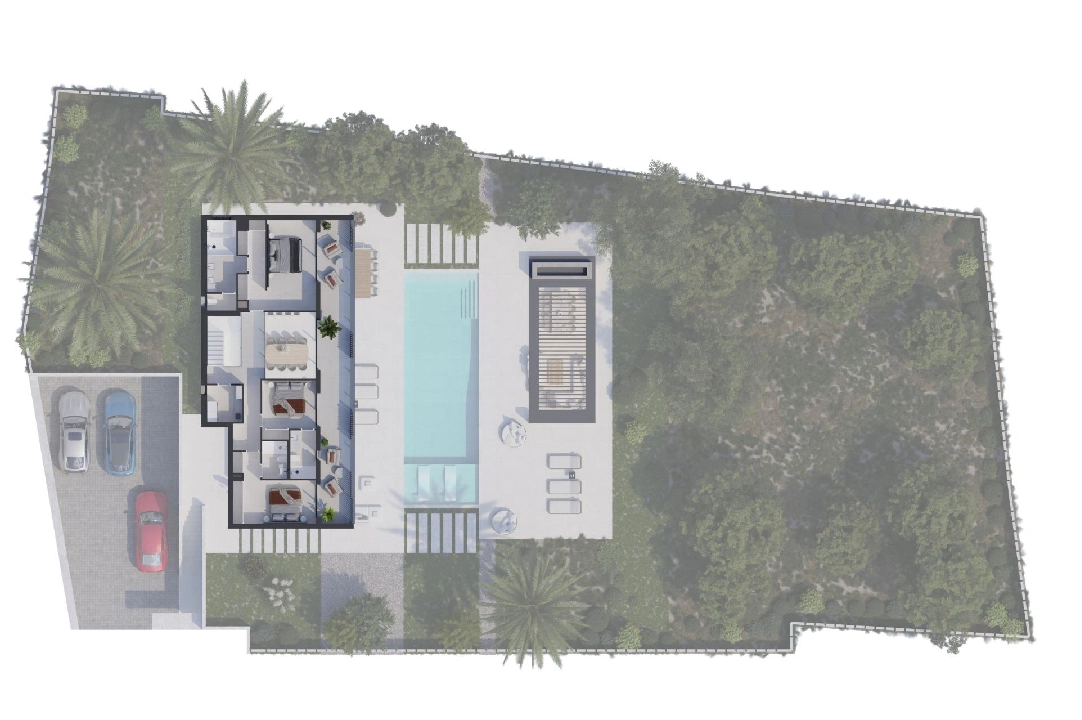 villa in Javea - Xabia(Portichol) for sale, built area 260 m², air-condition, plot area 1000 m², 4 bedroom, 5 bathroom, swimming-pool, ref.: AM-12031DA-3700-14