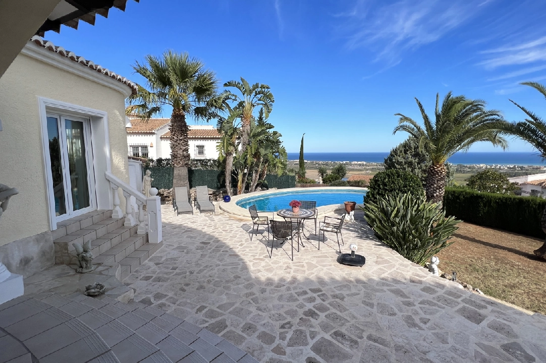 villa in Pego-Monte Pego for sale, built area 131 m², year built 1999, condition neat, + underfloor heating, plot area 1024 m², 3 bedroom, 3 bathroom, swimming-pool, ref.: AS-3223-9