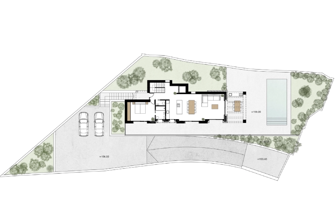 villa in Benissa(Fanadix) for sale, built area 450 m², air-condition, plot area 800 m², 3 bedroom, 3 bathroom, swimming-pool, ref.: CA-H-1562-AMBI-9
