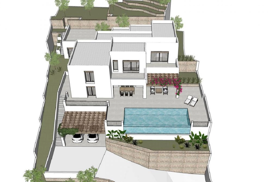 villa in Moraira for sale, plot area 1000 m², 4 bedroom, 4 bathroom, swimming-pool, ref.: COB-3416-5