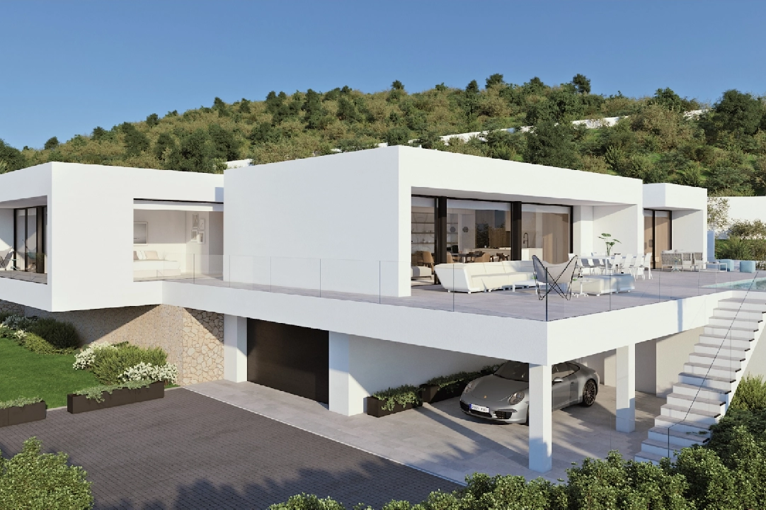 villa in Cumbre del Sol(Residencial Plus Jazmines) for sale, built area 313 m², plot area 1338 m², 3 bedroom, 5 bathroom, swimming-pool, ref.: VA-AJ064-1