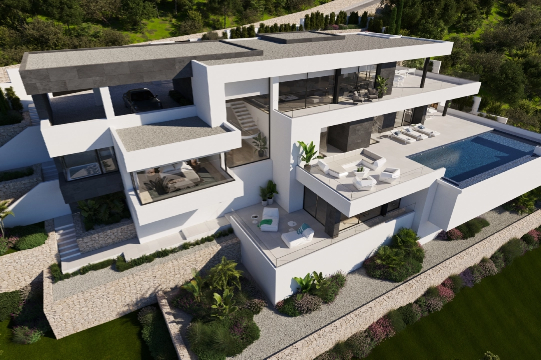 villa in Cumbre del Sol(Residencial Plus Jazmines) for sale, built area 440 m², plot area 1877 m², 3 bedroom, 5 bathroom, swimming-pool, ref.: VA-AJ044-4