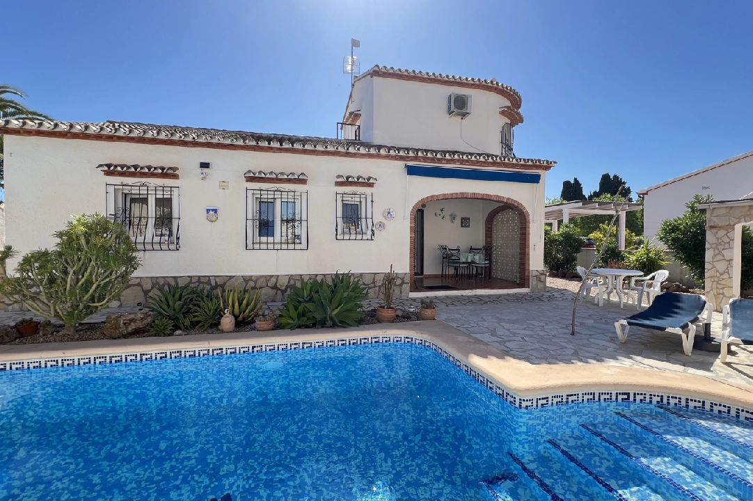 villa in Els Poblets for holiday rental, built area 125 m², year built 2003, + KLIMA, air-condition, plot area 400 m², 2 bedroom, 2 bathroom, swimming-pool, ref.: T-1123-2